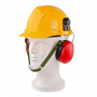 Ochranná pracovní přilba s ochranou sluchu
