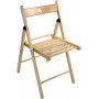 Lehká dřevěná skládací židle z kvalitního masivního bukového dřeva. Snadné přenášení nebo přemístění při úklidu díky praktické rukojeti a úsporné uskladnění díky malým rozměrům po složení. Skládací židle rychle a pohodlně vytvoří účelné sezení a zároveň šetří místem.