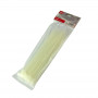 Vázací stahovací pásky 2,5x150 mm, bílé, 100 ks