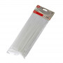 Vázací stahovací pásky 3,6x200 mm, bílé, 100 ks