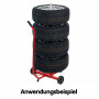 Pojízdný stojan na pneumatiky Monza s krytem