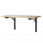 Sklápěcí stůl s různými možnostmi využití - jako jídelní, pracovní, dílenský, kempinkový nebo montážní stůl. Velmi pevné nástěnné konzoly. Masivní dřevěná deska (eukalyptus). Bezpečný sklápěcí mechanismus. Možnost montáže do jakékoli požadované výšky.