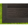 Zakončovácí lišta G21 Dark Wood 4,5 x 4,5 x 300 cm, mat. WPC